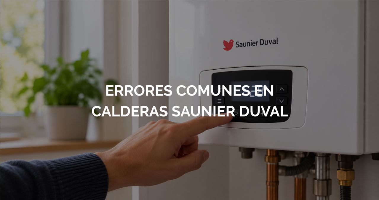 Códigos de error en calderas Saunier Duval
